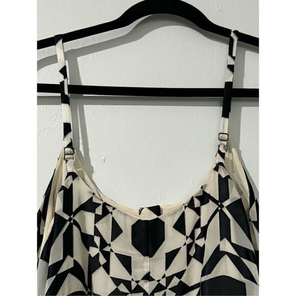 Alice + Olivia Rhi Geometric Tiered hem sleeveless mini dress XS - Picture 7 of 9